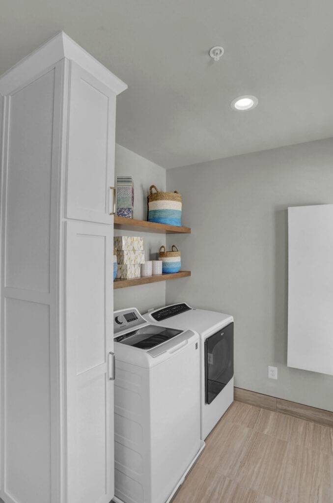 Laundry Room Linen Closet