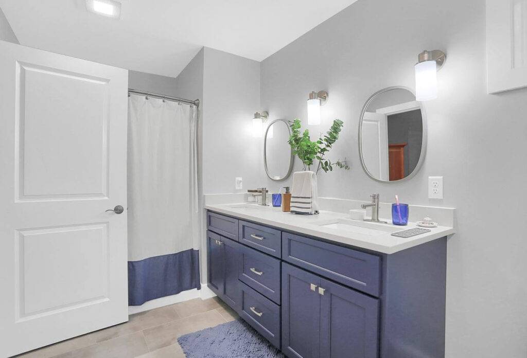 Naval Blue Master Vanity